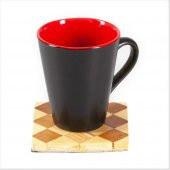 Ahşap Altılı Bardak Altlığı Kare 10 cm - 2