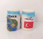 Seramik İkili Tuzluk Biberlik Baharatlık - 1