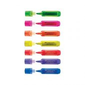 Faber Castell Şeffaf Gövde Fosforlu Kalem 6+2 Renk - 2