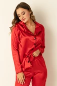 DoReMi Uzun Kollu Saten Pijama Takımı - 7