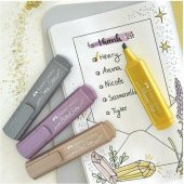 Faber-Castell Fosforlu Kalem 46 Metalik ALTIN thumbnail 2