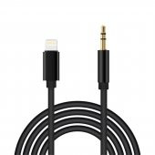 Winex AX37 Gfz Lightning to 3.5mm Aux Ses Kablosu Siyah - 1