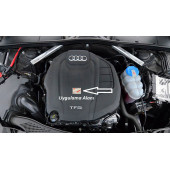 Audi S Line Quattro Gecko Logo Motor Kapağı Damla Silikon Plaka Logo Arma Amblem Yeni Stil - 5