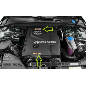 Audi A4 Logo Motor Kapağı Damla Silikon Plaka Logo Arma Amblem Yeni Stil thumbnail 5