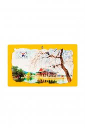 Güney Kore Temalı Ahşap Fresco Tablo - 2