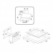 Exep Smart Beyaz 3 Lü Ankastre Set (Ed402-Eo320-Ef200) - 5