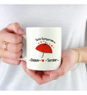 Şemsiye Tasarımlı İsme Özel Sevgililer Günü Kupası thumbnail 2