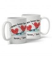 Birlikte Sonsuza Dek İsme Özel Sevgililer Günü Kupası thumbnail 1