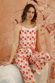 İp Askılı Pegasus Kadın Pijama Takımı- Genç Anne Serisi- Çeyizlik Pijama - 5