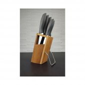 Cooker 6 Parça Standlı Bıçak Seti Gri CKR2830 - 1