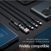 Mcdodo 100W 3İn2 Pd Hızlı Data-Şarj Kablosu 6A 1.2M-Siyah Ca-8800 thumbnail 2