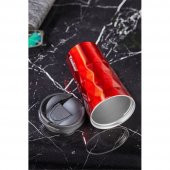 Cooker Prizma 350 Ml Çelik Mug Termos Kırmızı CKR2048 - 3