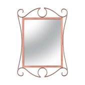 Vitale Ferforje Duvar Aynası Rose 60 cm AK.FE0003 - 1