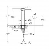 Origin Lavabo Bataryası Mat Siyah A4255636 - 2