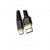 Philips UsbA to Type-C Hızlı Data ve Şarj Kablosu 1.2m DLC1530C Siyah - 2