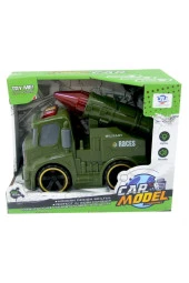 Canem Sürtmeli Askeri Araba Sesli Işıklı Askeri Araçlar (Karışık Model 1 Adet) thumbnail 2