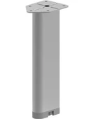 D Profil Metal Mobilya Ayağı Parlak Krom 4'lü thumbnail 4