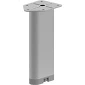 D Profil Metal Mobilya Ayağı Parlak Krom 4'lü thumbnail 3