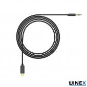 Winex AX36 Type-C to 3.5mm Aux Ses Kablosu Siyah - 2