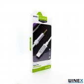 Winex AX36 Type-C to 3.5mm Aux Ses Kablosu Siyah - 4