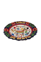 Seramik Tabak Cinco De Mayo 30 cm No.2 thumbnail 3