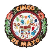 Seramik Tabak Cinco De Mayo 25 cm No.1 thumbnail 1