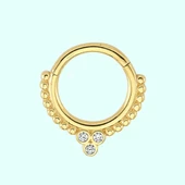 Altın Halka Piercing Cemre 14 Ayar - 1