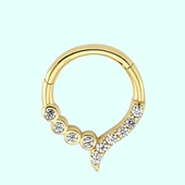 Altın Halka Piercing Suyolu 14 Ayar - 1