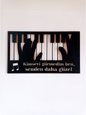 Mony Tasarım Ledli Şarkı Sözü Hediye Tablo - 4