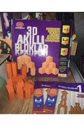 Mashotrend 3d Akıllı Bloklar Zeka Oyunu - Blok Denge Oyunu - Eğitici Yapboz - 3