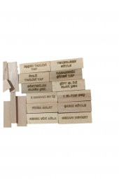 Trendy Toys Cezalı Jenga - Denge Oyunu - 54 Parça Doğal Ahşap Jenga - 3