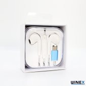 Winex JHL203 Pro3 Type-C Mikrofonlu Kablolu Kulaklık Beyaz - 2