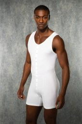 Erkek Önden Düğmeli Bodysuit - 1