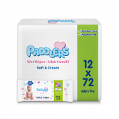 Paddlers Islak Mendil 72 x 12 li Koli 864 Yaprak - 1