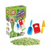 03692 Aksesuarlı Yeşil Kinetik Oyun Kumu 1000 gr -Dede - 4