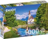 Enjoy 1000 Parça Ramsau'daki Küçük Kilise Puzzle (Almanya) thumbnail 1