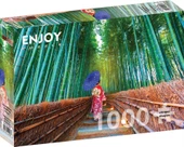 Enjoy 1000 Parça Bambu Ormanında Asyalı Kadın Puzzle thumbnail 1