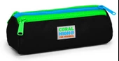 Coral High Siyah-Yeşil Üç Bölmeli Kalem Çantası -Erkek Çocuk - 1