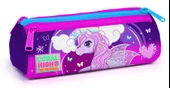Coral High Mor Unicorn Baskılı Üç Bölmeli Kalem Çantası -Kız Çocuk - 1