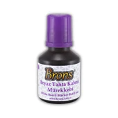 Mor Yazı Tahta Kalemi Doldurulabilir 2 Adet ve Silinebilir Mürekkep 30 ml 1 Adet Brons Yazı Tahta Kalem Seti - 2