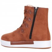 Vojo HB02 Tüylü Anatomik Fermuarlı Kadın Bot 2 Renk - 7