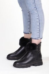 Vojo SS Guja Fashion İçi Kürklü Fermuarlı Kadın Bot - 5