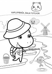 Koloni Çocuk Mutlu Ayıcık Tatil Çıkartma ve Boyama Kitabı Odaklanma - Boya Yapıştır - 3