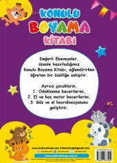 Sancak Çocuk Çocuklar için Konulu Boyama Mor Kitap - Eğlenirken Hayal ve El Becerini Geliştir - 5