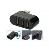 3 Port 180 Dirsek Usb Hub Çoğaltıcı Çoklayıcı Usb 2.0 Çoklama - 5