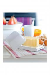 Tupperware Kapaklı Tereyağlık Eko Tereyağ Margarin Saklama Kabı Beyaz - 2