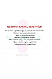 Tupperware Kapaklı Tereyağlık Eko Tereyağ Margarin Saklama Kabı Beyaz - 3