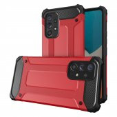 KNY Samsung Galaxy A53 Kılıf Çift Katmanlı Armour Case Kırmızı - 1