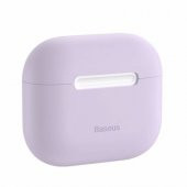 Polham Baseus Ultra İnce Airpods 3 (2021) Kılıfı Parmak İzi Bırakmaz Şarj Girişli Airpods 3 Kılıf - 11