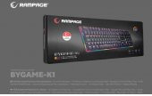 Rampage BYGAME-K1 RGB Led Frame Rainbow Mekanik Red Switch Gaming Oyuncu Klavyesi thumbnail 6